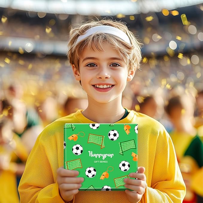 HAPPYPOP Sports Gifts for Kids - Soccer Baseball Basketball Hockey Volleyball Socks