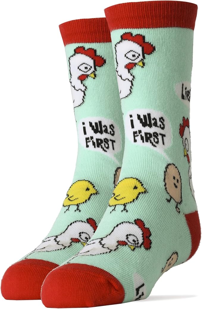 ooohyeah Kid's Novelty Cute Animals Crew Socks, Funny Crazy Silly Cool Casual Dress Socks for Boy and Girl, Size 1-5