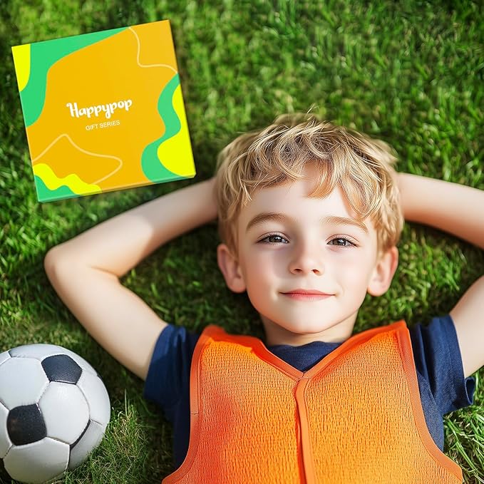 HAPPYPOP Animal Lover Gifts for Boys Girls - Funny Socks for Kids, Silly Shark Socks 4-12 Years