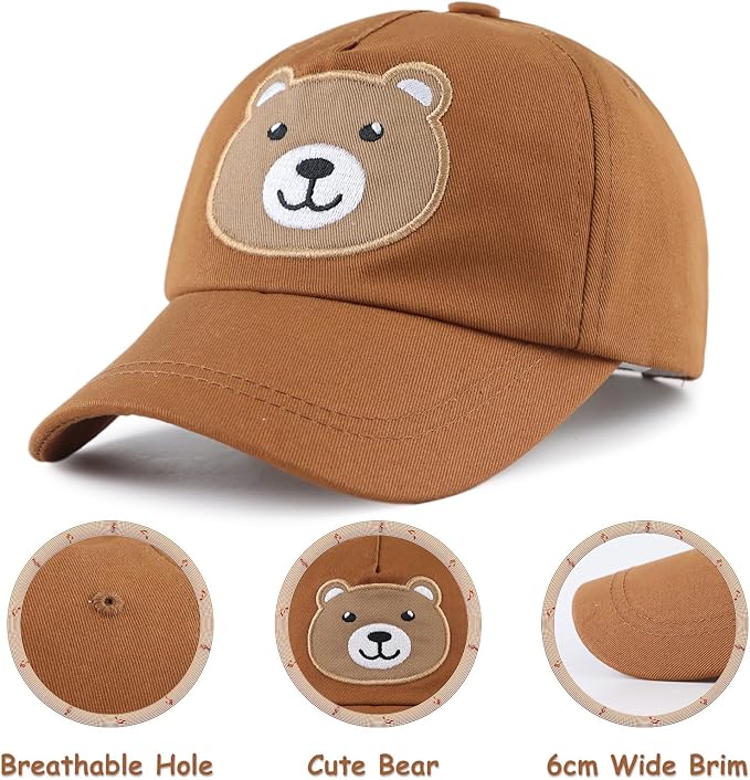 Baby Baseball Cap Toddler Boys Girls Sun Hat Kids Adjustable Cotton Caps Lightweight Trucker Hats