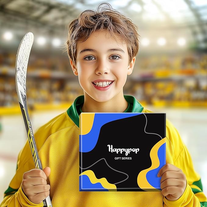 HAPPYPOP Sports Gifts for Kids - Soccer Baseball Basketball Hockey Volleyball Socks