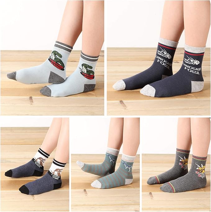 Kids Boys Soft Fashion Cotton Dress Socks Gift