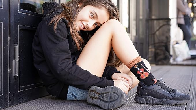 socks n socks-Kids 5-pair Fun Cool Cotton Colorful Dress Crew Socks Gift Box