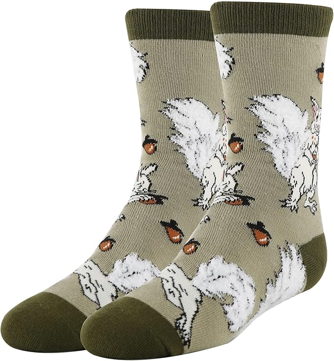 ooohyeah Kid's Novelty Cute Animals Crew Socks, Funny Crazy Silly Cool Casual Dress Socks for Boy and Girl, Size 1-5