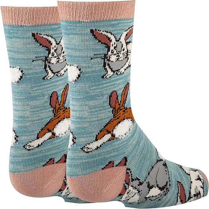 ooohyeah Kid's Novelty Cute Animals Crew Socks, Funny Crazy Silly Cool Casual Dress Socks for Boy and Girl, Size 1-5