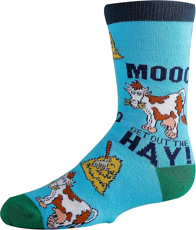 ooohyeah Kid's Novelty Cute Animals Crew Socks, Funny Crazy Silly Cool Casual Dress Socks for Boy and Girl, Size 1-5