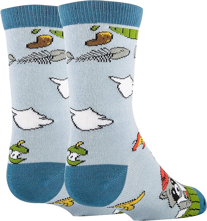 ooohyeah Kid's Novelty Cute Animals Crew Socks, Funny Crazy Silly Cool Casual Dress Socks for Boy and Girl, Size 1-5