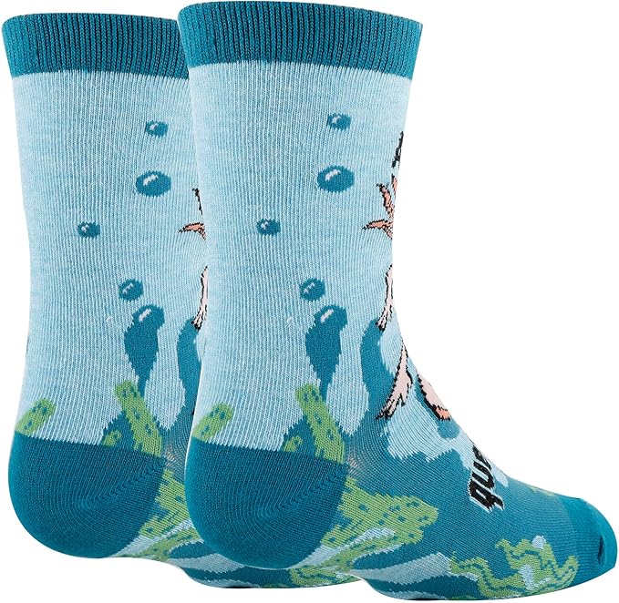 ooohyeah Kid's Novelty Cute Animals Crew Socks, Funny Crazy Silly Cool Casual Dress Socks for Boy and Girl, Size 1-5