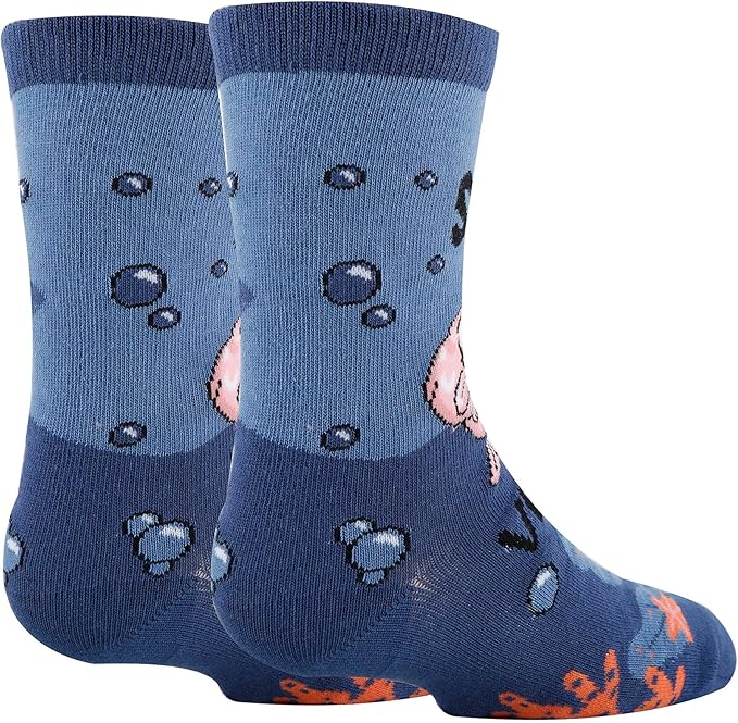 ooohyeah Kid's Novelty Cute Animals Crew Socks, Funny Crazy Silly Cool Casual Dress Socks for Boy and Girl, Size 1-5