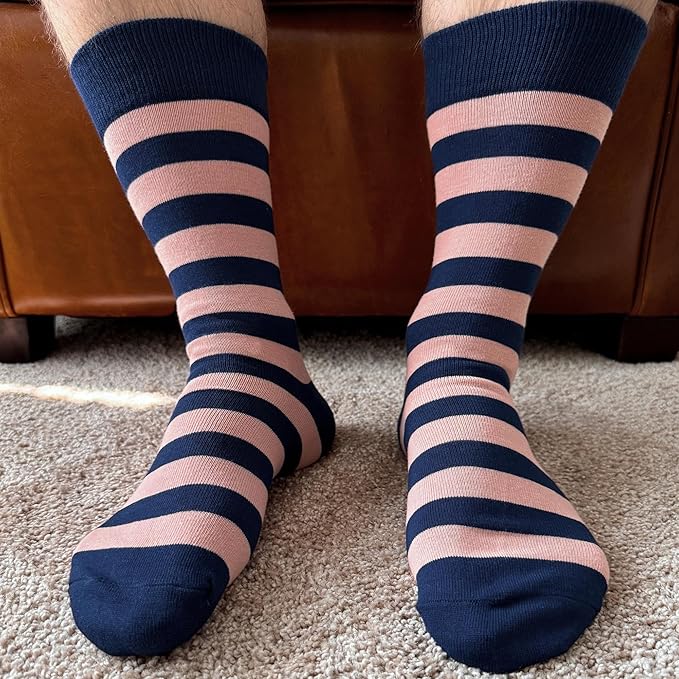 tiemart Men's Socks, Fits Men's Shoe Sizes 8-12