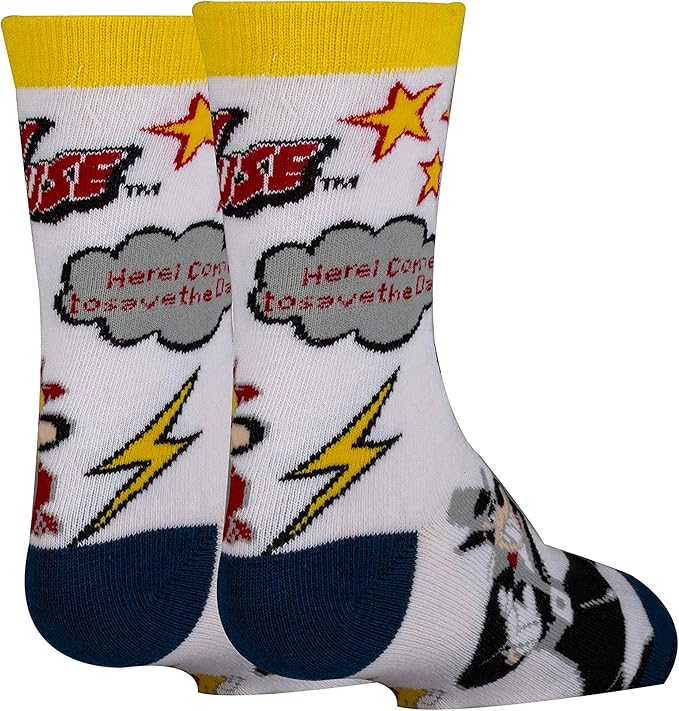 ooohyeah Kid's Novelty Collab Cute Crew Socks, Funny Crazy Silly Cool Casual Dress Socks for Boy and Girl, Size 1-5