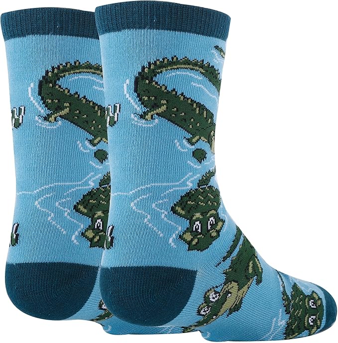 ooohyeah Kid's Novelty Cute Animals Crew Socks, Funny Crazy Silly Cool Casual Dress Socks for Boy and Girl, Size 1-5