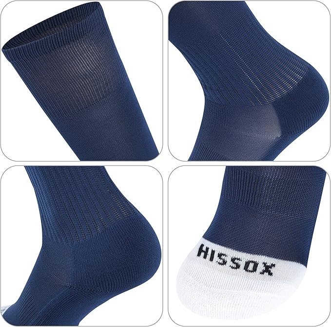 Soccer Baseball Softball Socks, Unisex Youth Solid Knee High Football Volleyball Compression Socks