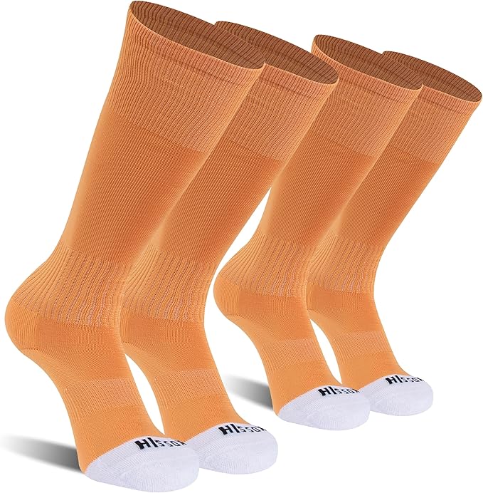 Soccer Baseball Softball Socks, Unisex Youth Solid Knee High Football Volleyball Compression Socks