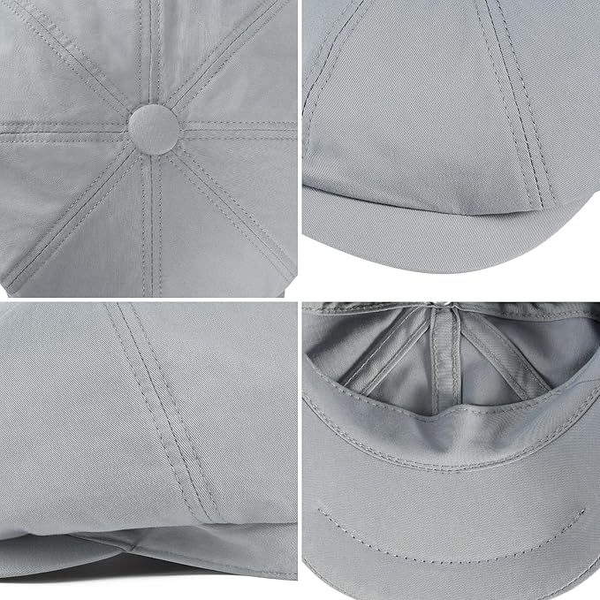 Kids Boys Cotton Newsboy Cap 8 Panel Beret Cabbie Hat for Toddler
