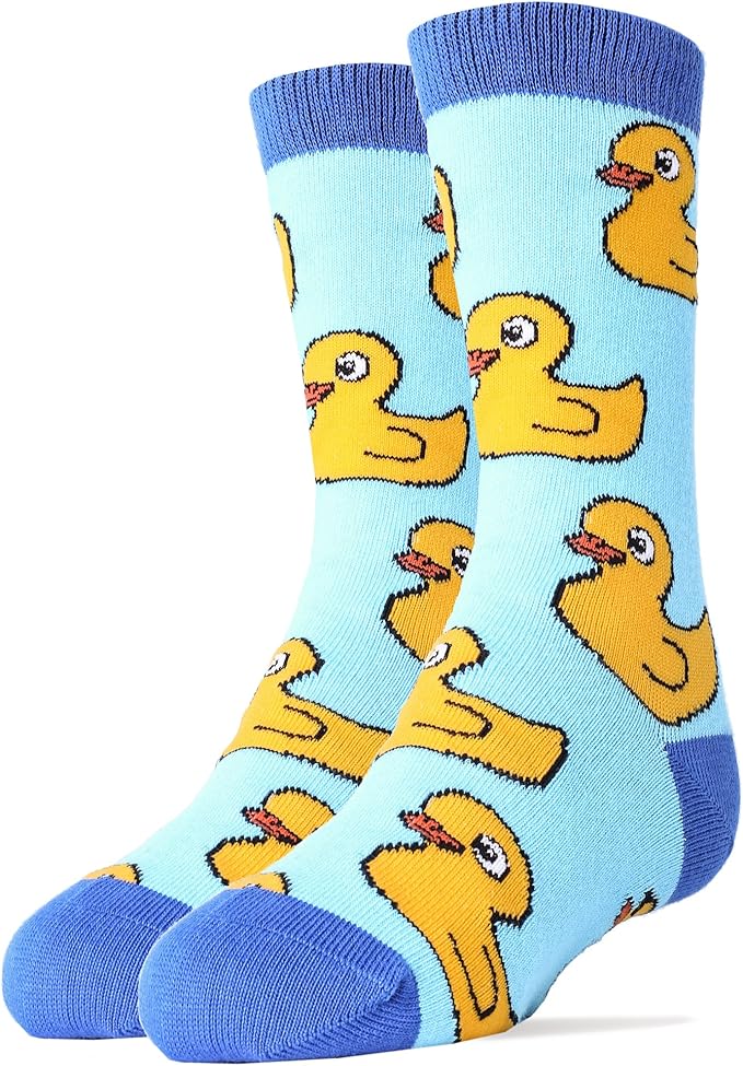OoohYeah Kid's Novelty Crew Socks, Funny Crazy Silly Cool Casual Dress Socks for Boy and Girl